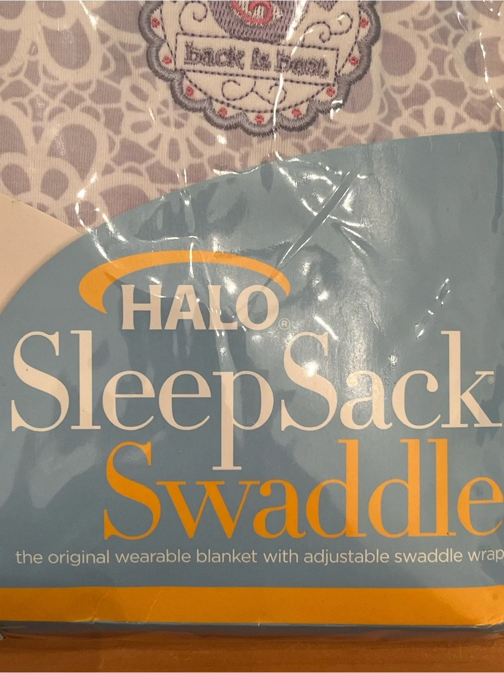 NEW HALO SleepSack Swaddle Wearable Blanket Small 3-6 Months Lilac Print